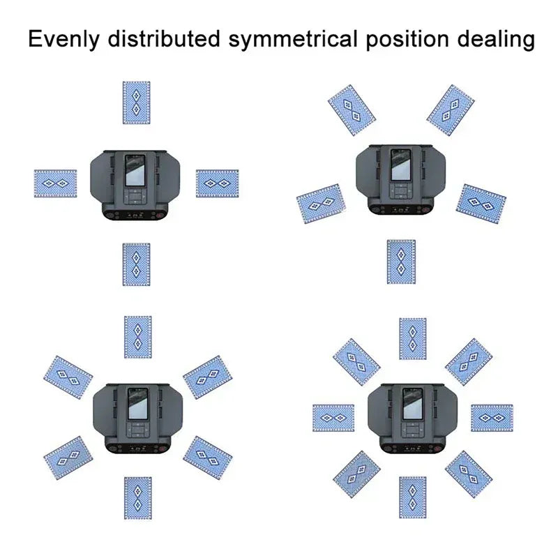 ShuffleX - 2-in-1 Automatic Card Shuffler & Dealer